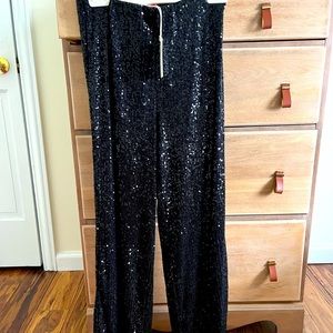 Z Supply size small sequined pull on pants NWT